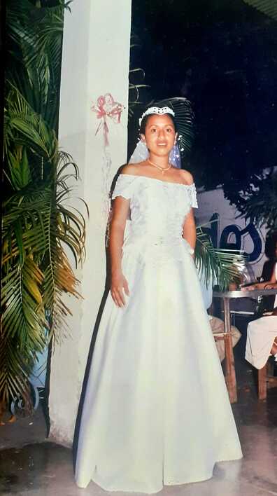Vestido de Novia con perlas Blanco