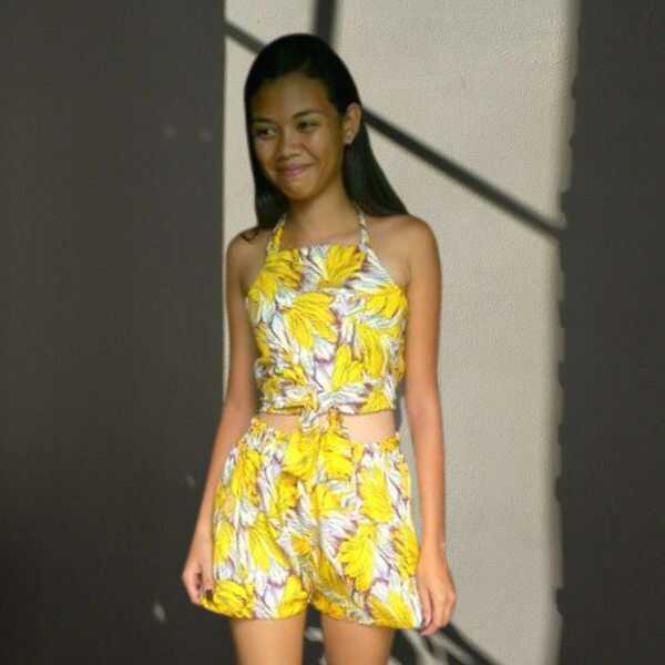 Top y Short Estampado
