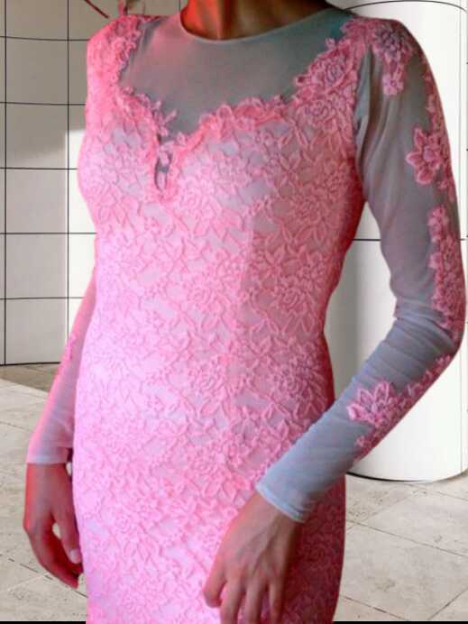 Vestido de Graduación color Salmón
