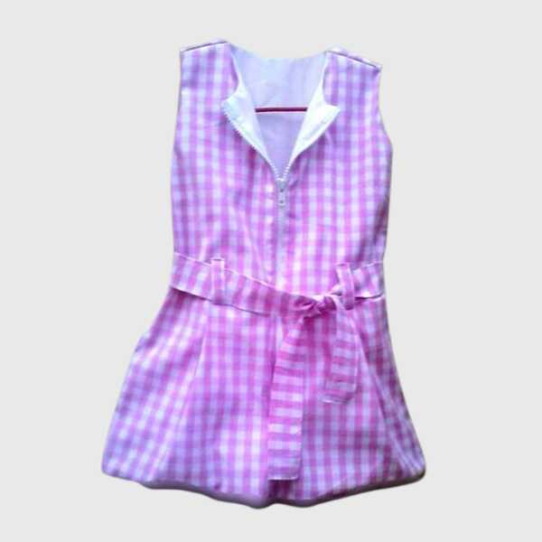 Braga para niñas en Popelina estampada