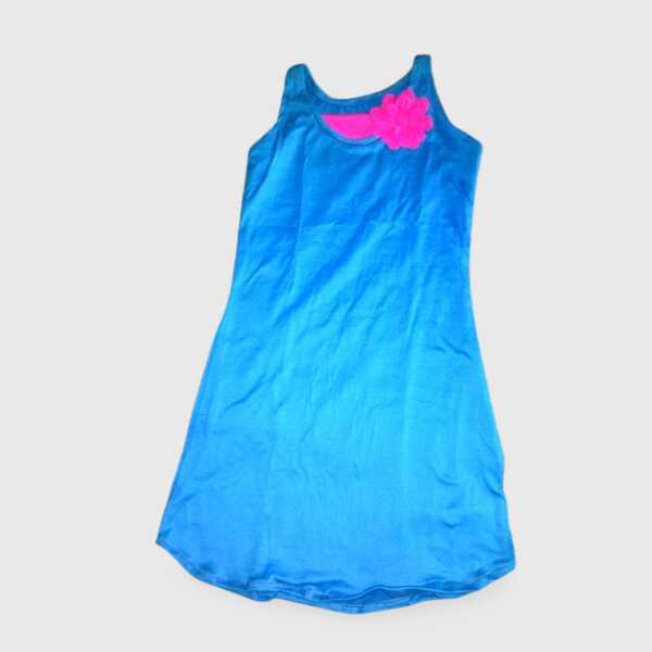 Vestido Casual para niña color azur